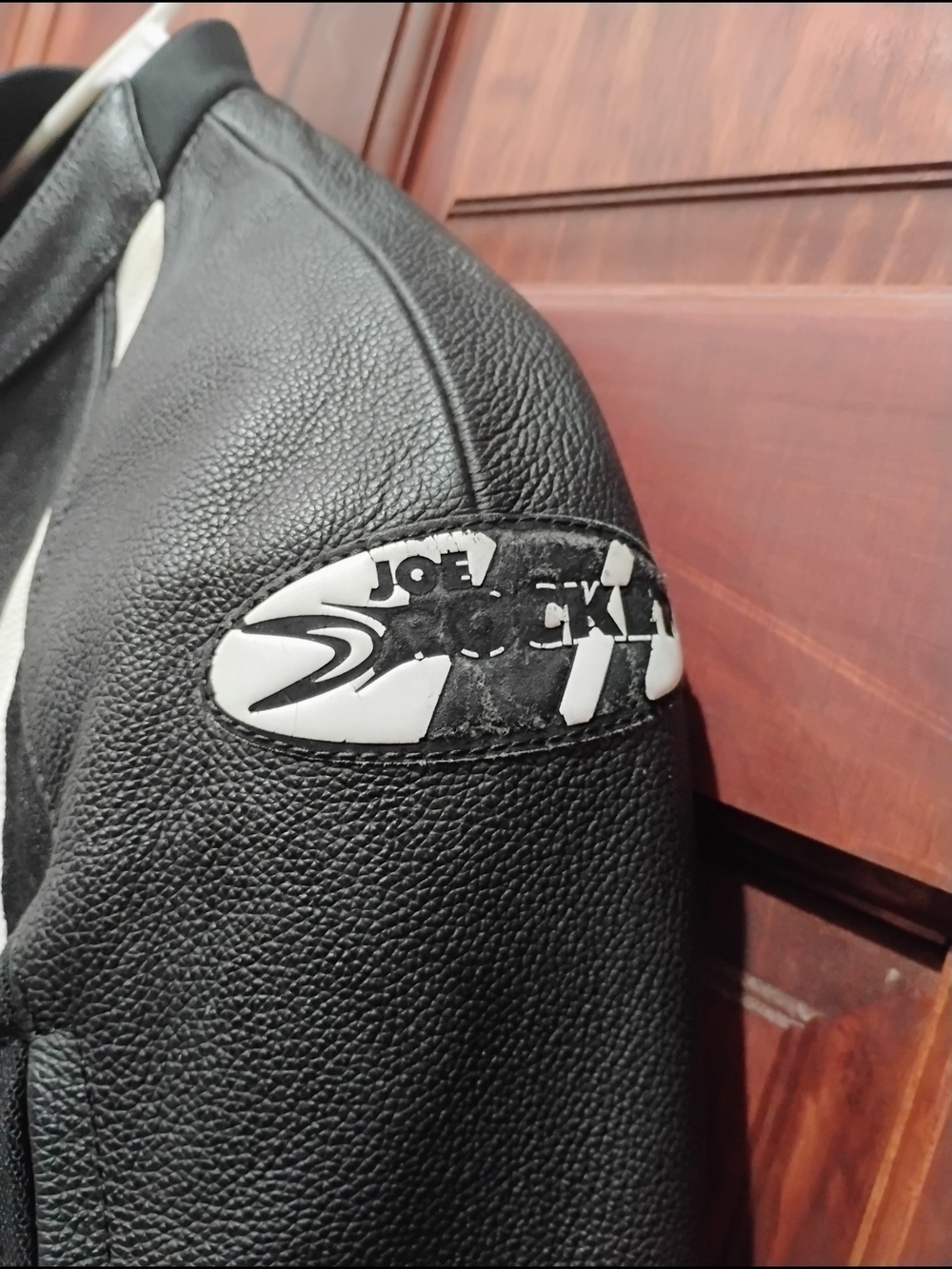 Joe Rocket Black and White Sport Leather Riding Jacket Women's - Picture 3 of 6